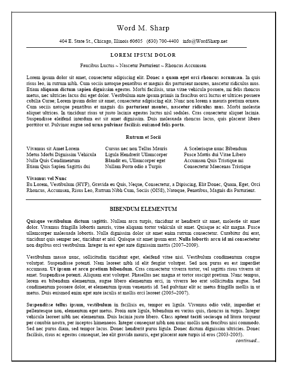 Houston resume 2