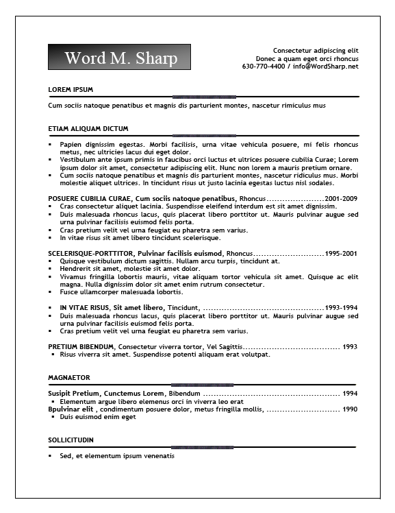 Phoenix resume 2
